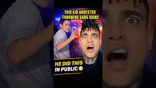 Kid Throws Gang Signs Gets Arrested Immediately!