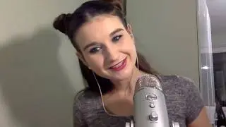 ASMR Stream hair brushing, eating m&m`s, show you my new cosmetic(Russian/English)