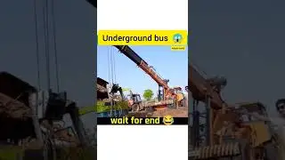 Underground bus After 5 Month 😱OMG #shorts #crazy xyz#adesh icoN2 short video