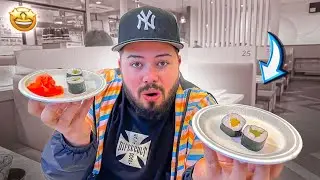 PRIMEIRA VEZ COMENDO SUSHI DE VERDADE AQUI NO JAPÃO