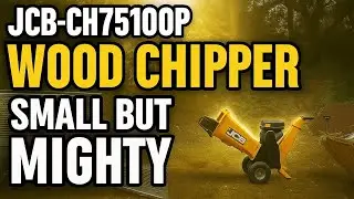 Тест/обзор измельчителя древесины JCB CH75100P &mdash; лучший бюджетный бензиновый измельчитель для сад...