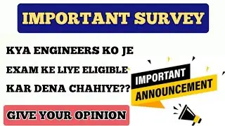 ENGINEERS ELIGIBLE FOR JE EXAM|BTECH FOR JE EXAM|DSSSB AE/JE