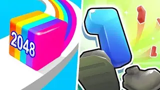 Jelly Run 2048: New Shape vs Crazy Number Run - Max Level Gameplay (Part 2) 123456789