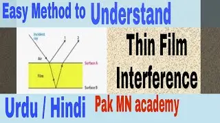 Thin Films Interference | Easy Method |   Urdu \ Hindi   || Pak MN academy