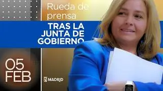 Rueda de prensa tras la Junta de Gobierno del Ayuntamiento de Madrid del 5 de febrero de 2026