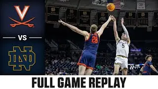 Virginia vs. Notre Dame Full Game Replay | 2025-26 ACC Men's Basketball