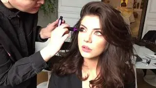Backstage sneak peek! Diva makeup!
