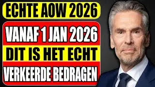 Grote AOW Verandering 2026 | Stop Met Deze Fouten 💥 | Offici&euml;le Bedragen Onthuld