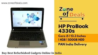 BUY HP Probook 4330s Core i5 - HP Laptops For Students 2022 - HP i5 Laptop Under 11000 - Zoneofdeals