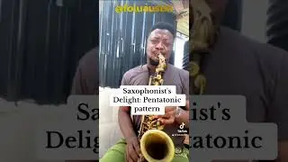 Saxophonist's Delight: Pentatonic pattern #Saxophone
