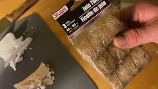 Simple fixn wax and waxed jute twine