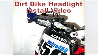 2014+ Yamaha YZ450f Headlight Install