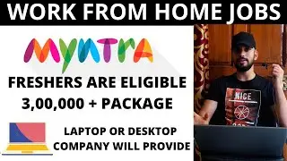Myntra Off Campus Placement 2021 | Package:3,00,000+ | Myntra Work From Home Jobs | Myntra Jobs 2021