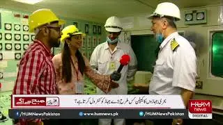 Ovais and Shiffa’s visit an oil vessel on Karachi Port with Fed. Min. For Maritime Ali Haider Zaidi
