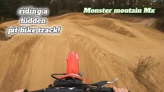 I found a hidden pit bike track! - Monster Mountain mx