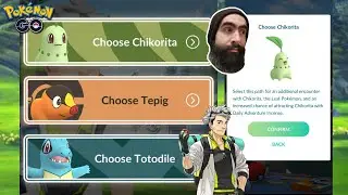 Pok&eacute;mon GO Choose a Path: Chikorita Tepig or Totodile? Pok&eacute;mon Legends Z-A Celebration Event!