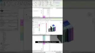 | Dynamo - Generate 3D Mass by Rooms | #shorts