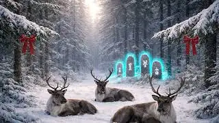 ❄️🎵 Relaxing Nordic Winter Music | ✨🦌 Reindeer Rest near the Standing Stones (1 Hour)