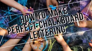 How to make clean chalkboard lettering