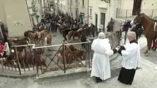 Festa di Sant'Antonio Abate - Monteleone di Spoleto 17 gennaio 2014
