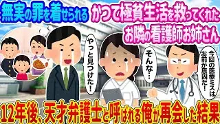 無実の罪を被せられた、かつて私を救ってくれた隣の看護師のお姉さんと、12年後に天才弁護士と呼ばれるようになった私が再会した結果…