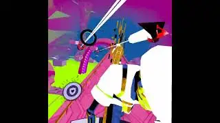 Playing Pistol Whip on Meta Quest 3. (I make no claim to the music, it&rsquo;s on the game). 