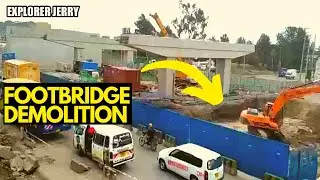 General Motors Nairobi Expressway Footbridge Demotions for Expressway Expansion #Nairobiexpressway