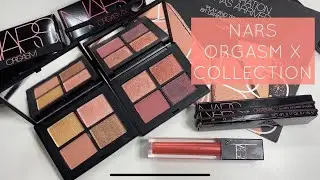 NARS ORGASM X コレクション クワッドアイシャドーとオイルインフューズドリップ　スウォッチ