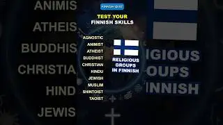 Learn Finnish: 10 Religious Groups | Quiz