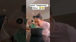 Kitchen Horror Cooking Trend! 🔪👻#comedy #funny #trending #ytshorts #food #fun #love #vlog #