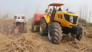 AGRI MASTER 1204-4WD 120HP Operating Baler Machine-Big Tractor Modern Agricultural Equipment