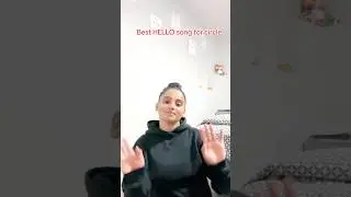 Hello song for circle time #ece #circlesong #hellosong #toddlers  #toddlersongs #toddlerlearning