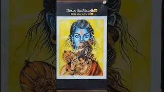 Power of Bhakti ❤️ | Ram Ji with Hanuman Art 👀 #ram #hanuman #art #ytshorts #short #shorts