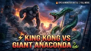 &ldquo;King Kong vs Giant Anaconda &ndash; Epic AI Short Film&rdquo;