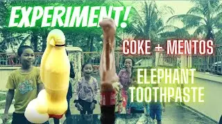 EXPERIMENT | ELEPHANT TOOTHPASTE | KIDS VERSION 100% SAFE