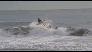 Slow Motion Stand Up Paddle Surfing