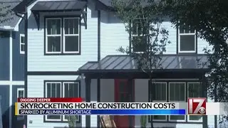 Aluminum shortage begins to affect Triangle home construction