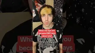 What the age you became EMO says about you 🖤 #emo #scene #poppunk #alternative