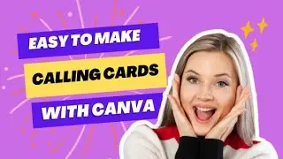 How to Make Calling Cards or Business Cards using Canva 2025 | Print Calling Cards Using Canva