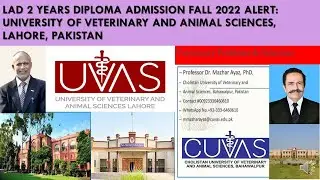 UVAS admission LAD:2022