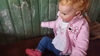 На даче с реборном Евой/жарим шашлыки/прогулка 💓.