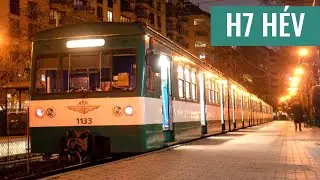 H7 Csepel H&Eacute;V at Bor&aacute;ros t&eacute;r | Night Urban Rail in Budapest 🇭🇺