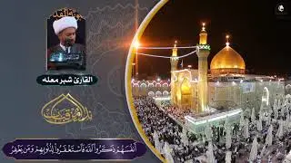 سورة ال عمران l القارئ الشيخ شبر معله من مئذنة الامام علي (عليه السلام)