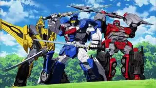Transformers: Go! Samurai &ndash; Episode 1 &ndash; Triple Combination! Swordbot - Samurai! (4K Upscale)