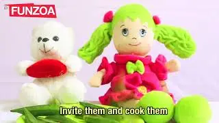 Funny Ladies Finger Song Funny Vegetable Song Funzoa Teddy Video