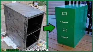 Remodeling a Filing Cabinet | Painting the Cabinet