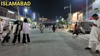 Islamabad at Night 🇵🇰 | Walking Through the Most Beautiful City of Pakistan in 4K | Nightlife Tour 