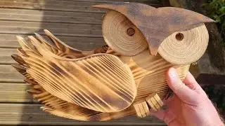 Making a Decorative Wooden Owl (DIY Scrap Materials)