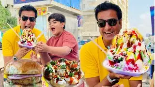 Karachi ka Famous Gola Ganda aor Bun Kabab