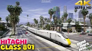 Hitachi Super Express Class 801 EMU on Los Santos Tram Route - Grand Theft Auto 5